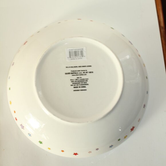 Lot of 2 Silver Buffalo Rainbow Brite Ceramic Pasta Bowls - Picture 3 of 4